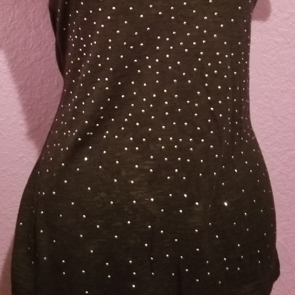 Black top with reflective metal details size M - Picture 3 of 7